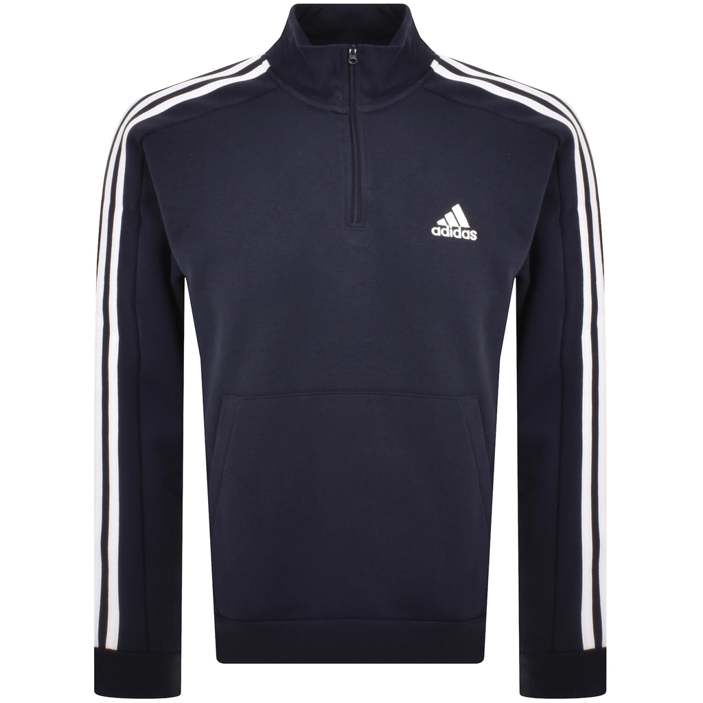 Adidas Originals Quarter Zip Sweatshirt Navy